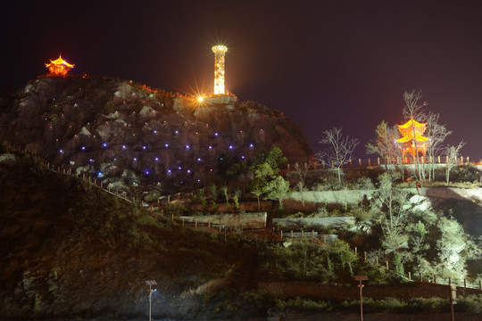 汶川夜景