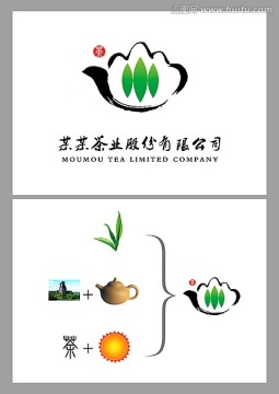 茶叶 茶具标志