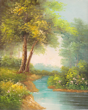 風(fēng)景 小河 小溪 大森林