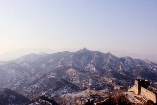 八达岭长城 山峦