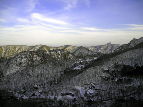 冬雪 凤凰山景区