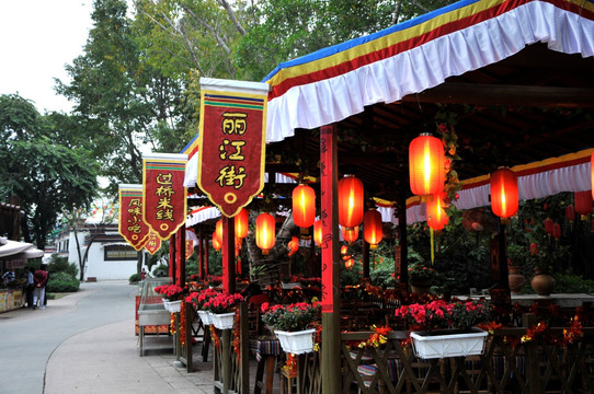 中国民俗文化村 丽江街