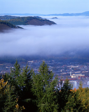 云雾山村