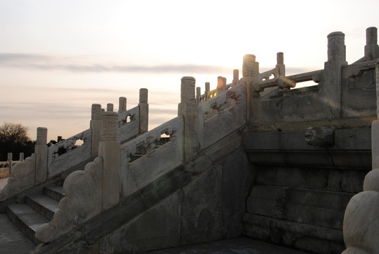 北京天坛 栏杆