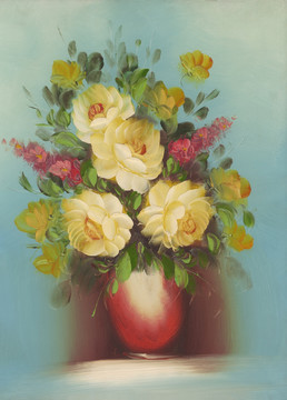 油畫(huà) 裝飾畫(huà) 無(wú)框畫(huà) 花卉 古典花卉
