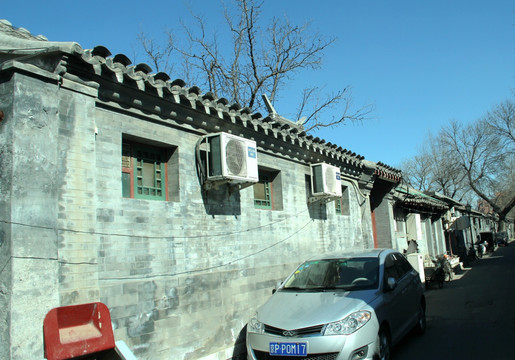 北京胡同 南锣鼓巷建筑