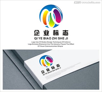 絢麗軌跡logo設(shè)計(jì)