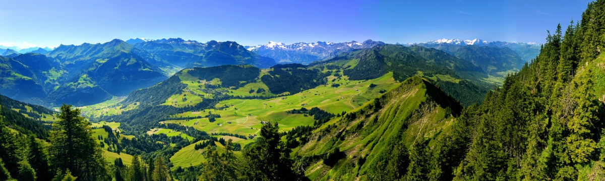 石丹峰  瑞士风光  高清全景大图