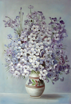 古典花卉 花卉 欧式 现代油画 手绘