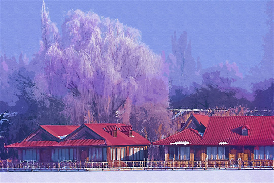 冬日雪景