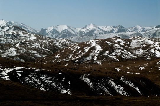 九寨沟雪山