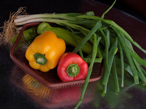 彩椒 蔬菜