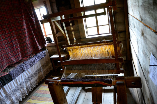 俄罗斯传统木屋