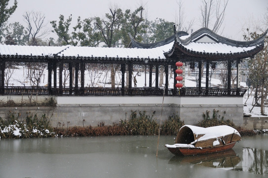 甪直雪景