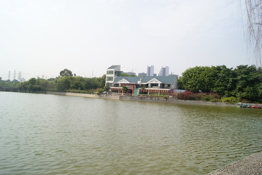 深圳中山公园湖景