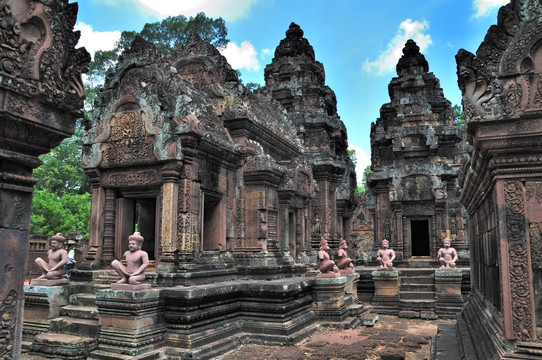 柬埔寨吴哥窟女王宫