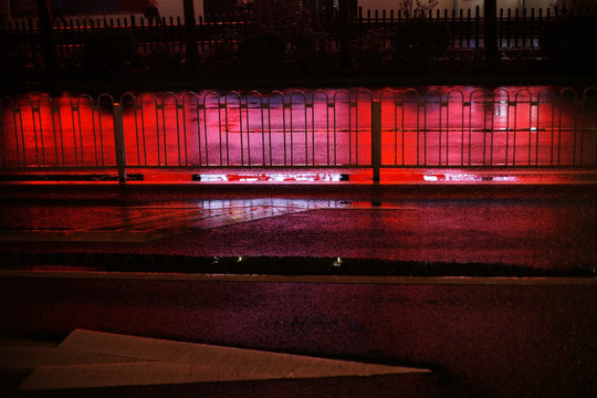 雨夜街道