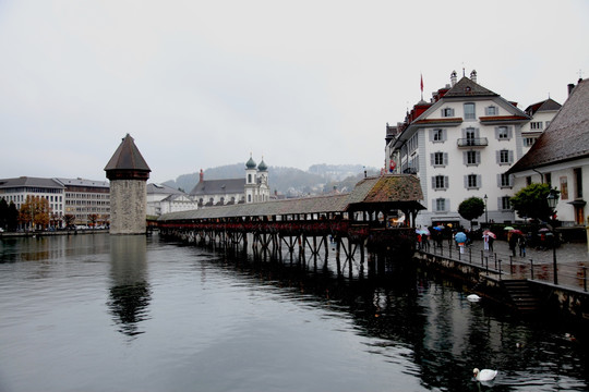 瑞士苏黎士卡柏尔桥