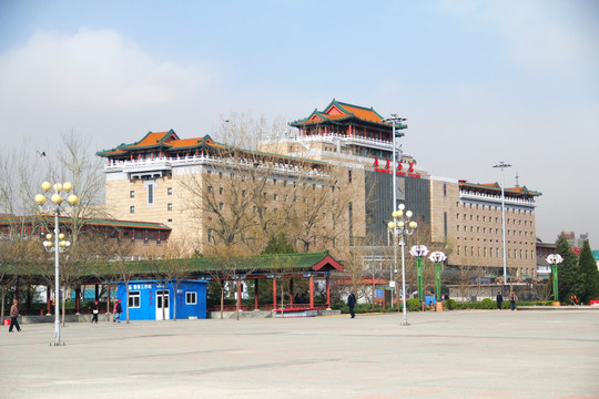 北京西站和广场