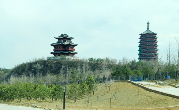 北京园博会永定塔