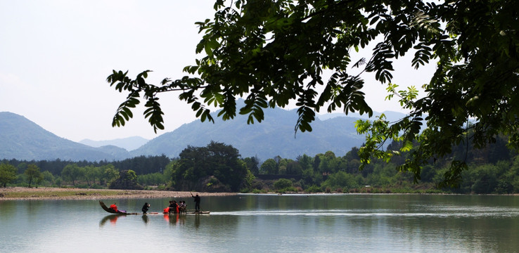 楠溪江漂流