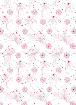 布匹 抽象花纹花卉花型面料
