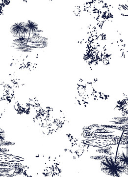 布匹 抽象風(fēng)景圖