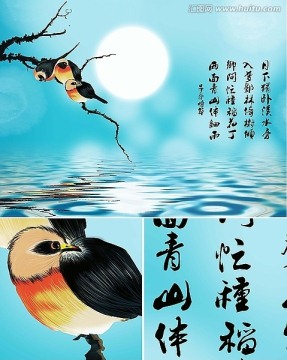 大型手繪壁畫 初春