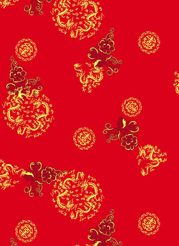 龍印花