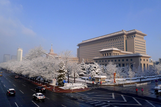 雪后北京城