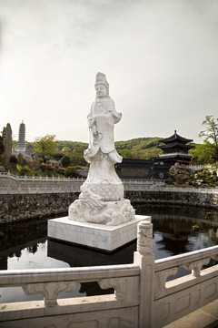 隆昌寺戒公池观音像