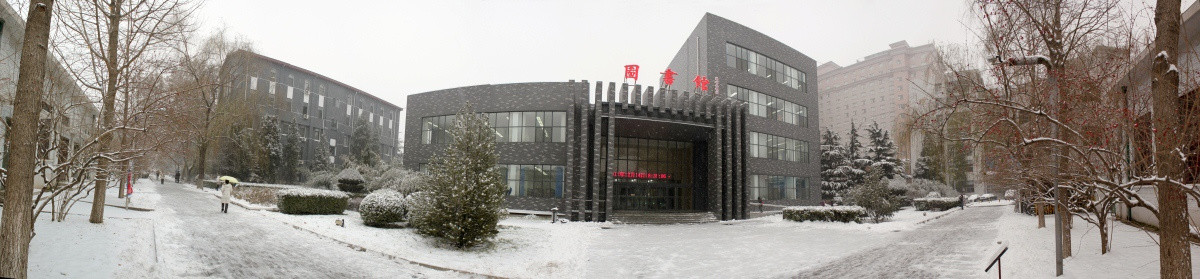 中劳图书馆180雪景