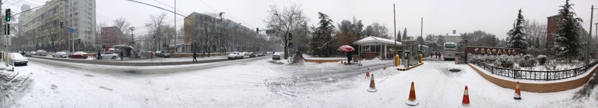 中劳360全景大门雪景