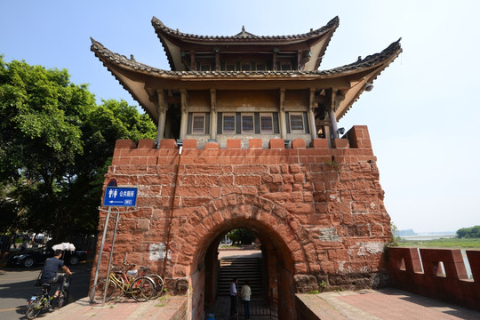 樂(lè)山渡口城樓古跡