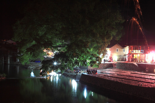 云水谣景区夜景