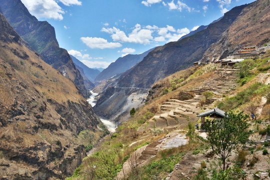 虎跳峡中虎跳峡