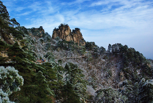 雪后黄山