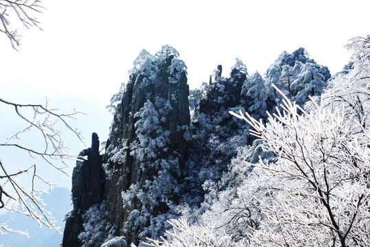 雪后黄山