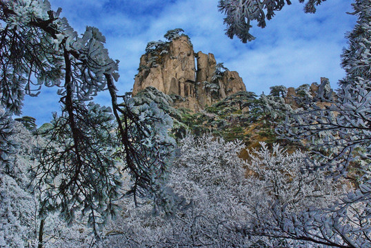 雪后黄山