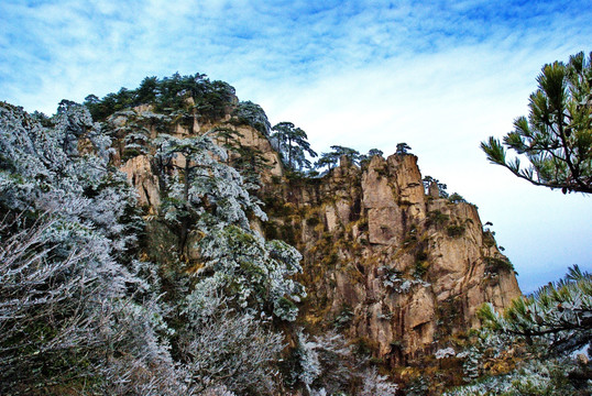 雪后黄山