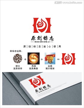 金鼎凤凰logo设计