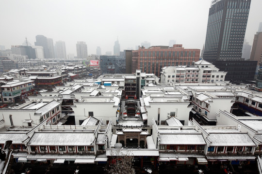 城隍庙雪景