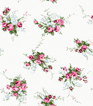 女裝花卉紅玫瑰布匹移門(mén)素材