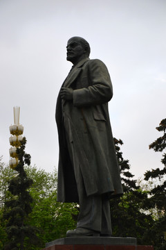 前苏联国民经济展览中心列宁铜像