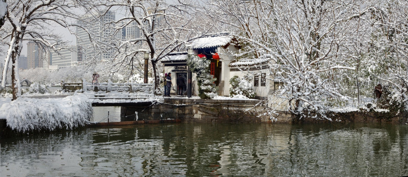 包河冬景 合肥风光（高清大画幅