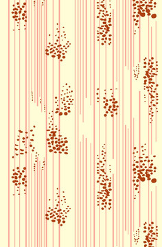抽象花点印花图案