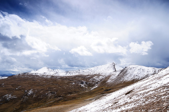 高原雪山风光