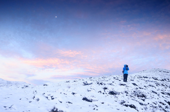 高原雪山