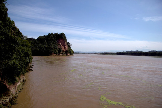 乌尤山与岷江