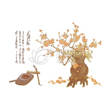 陶瓷花片（高清分層通道）